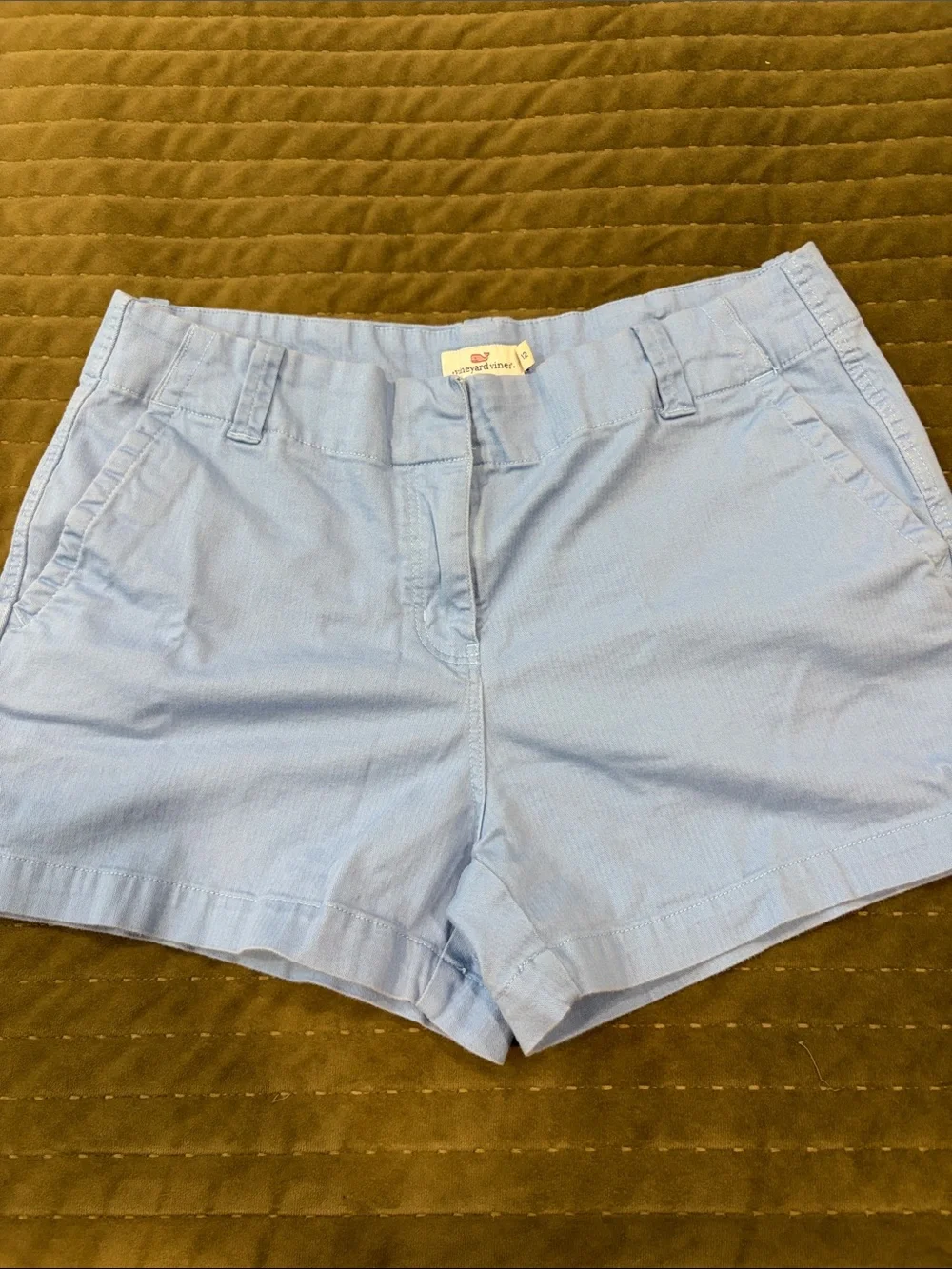 Vineyard Vines Light Blue Women's Cotton Shorts